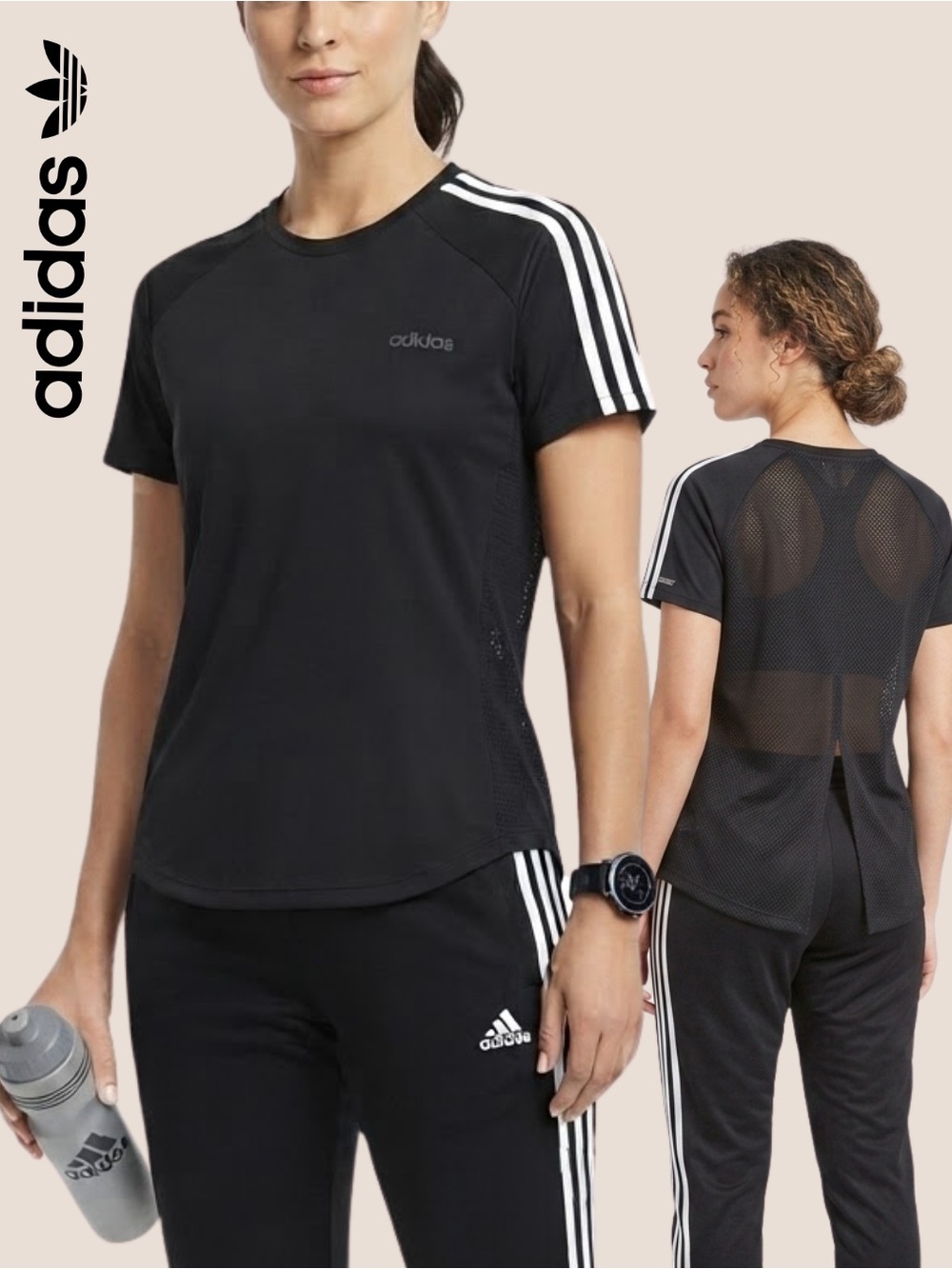 D2M Adidas • NWT
Women’s 3-Stripes Tee